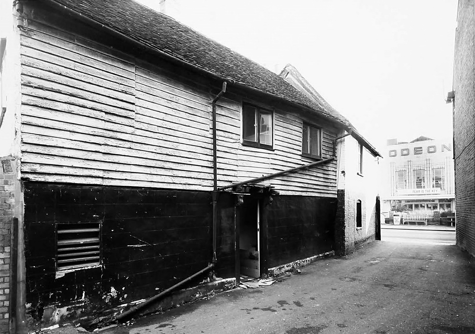 The west side before demolition (now the site of Timpson's)