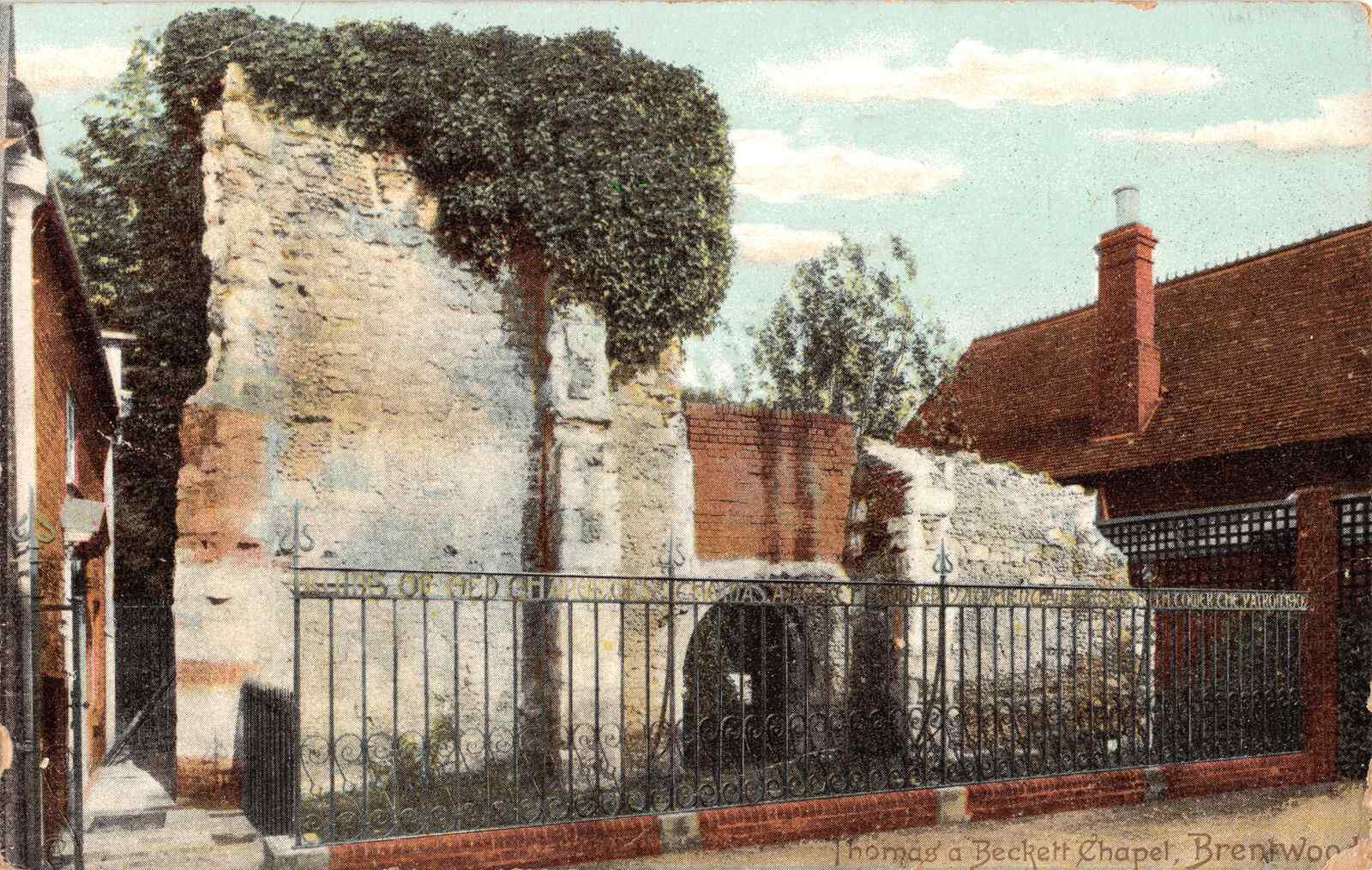 West end after partial demolition.