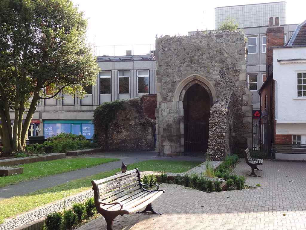 The ruins of the chapel.